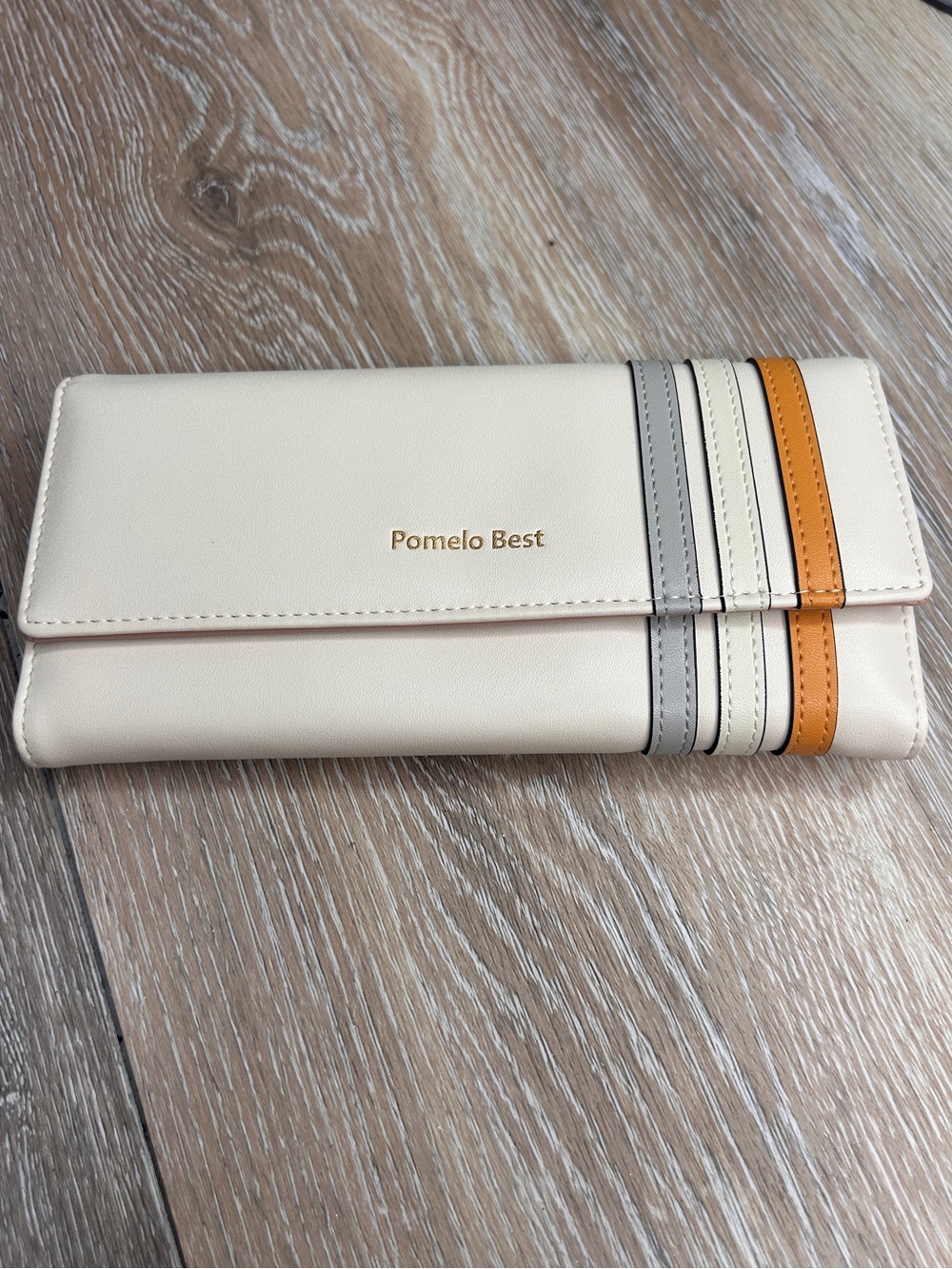 Pomelo Best RFID‑Blocking Multi‑Compartment Wallet –Leather – NEW